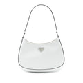 Prada Brushed Leather Cleo Shoulder Bag