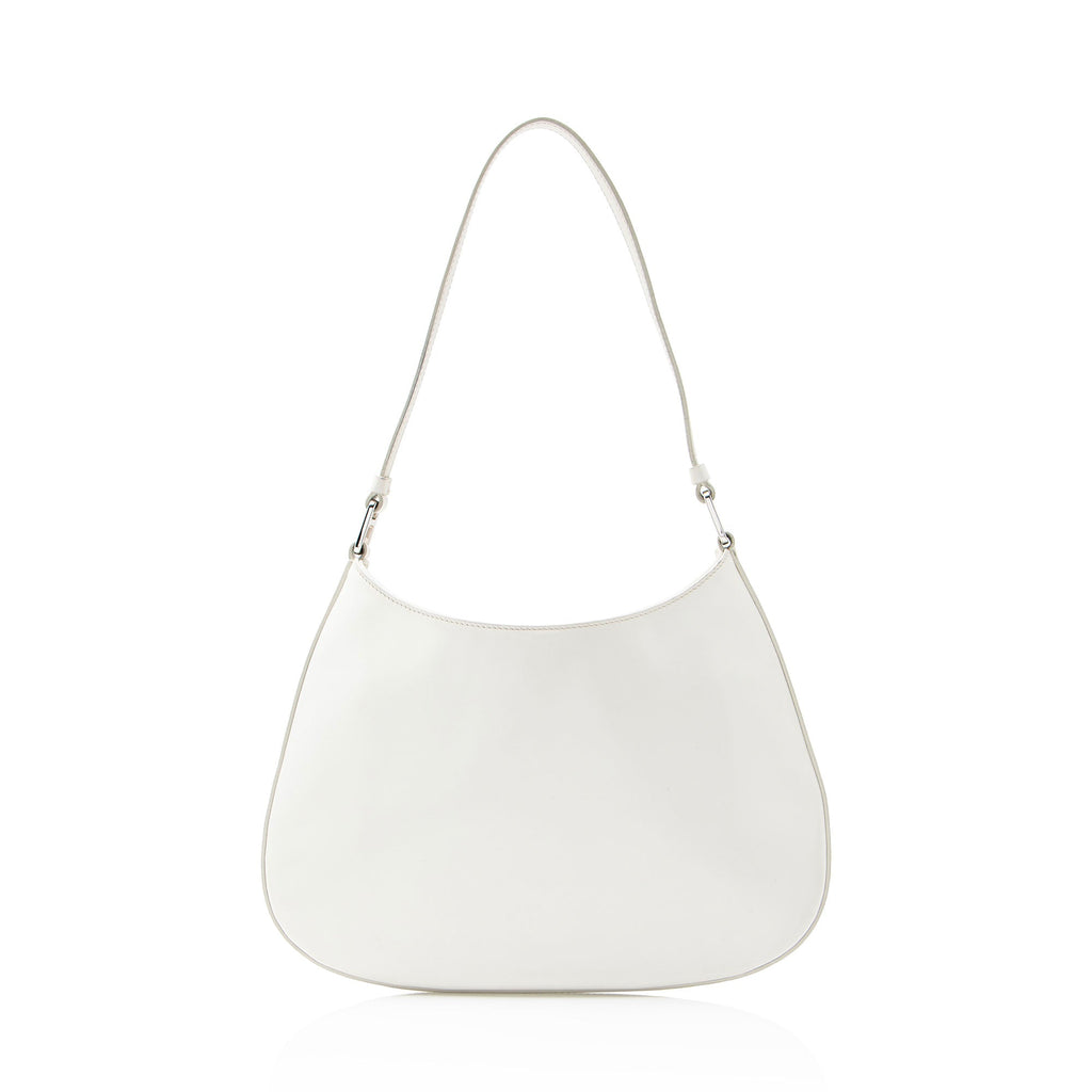 Prada Brushed Leather Cleo Shoulder Bag