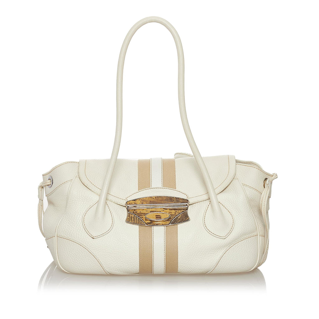 Prada Calf Leather Shoulder Bag (SHG-33302)