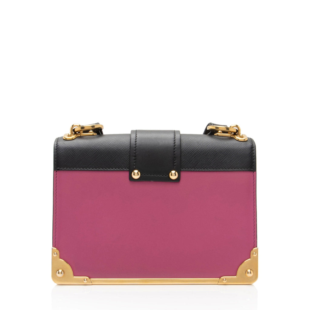 Prada Calfskin Cahier Shoulder Bag (SHF-Iw1abn)