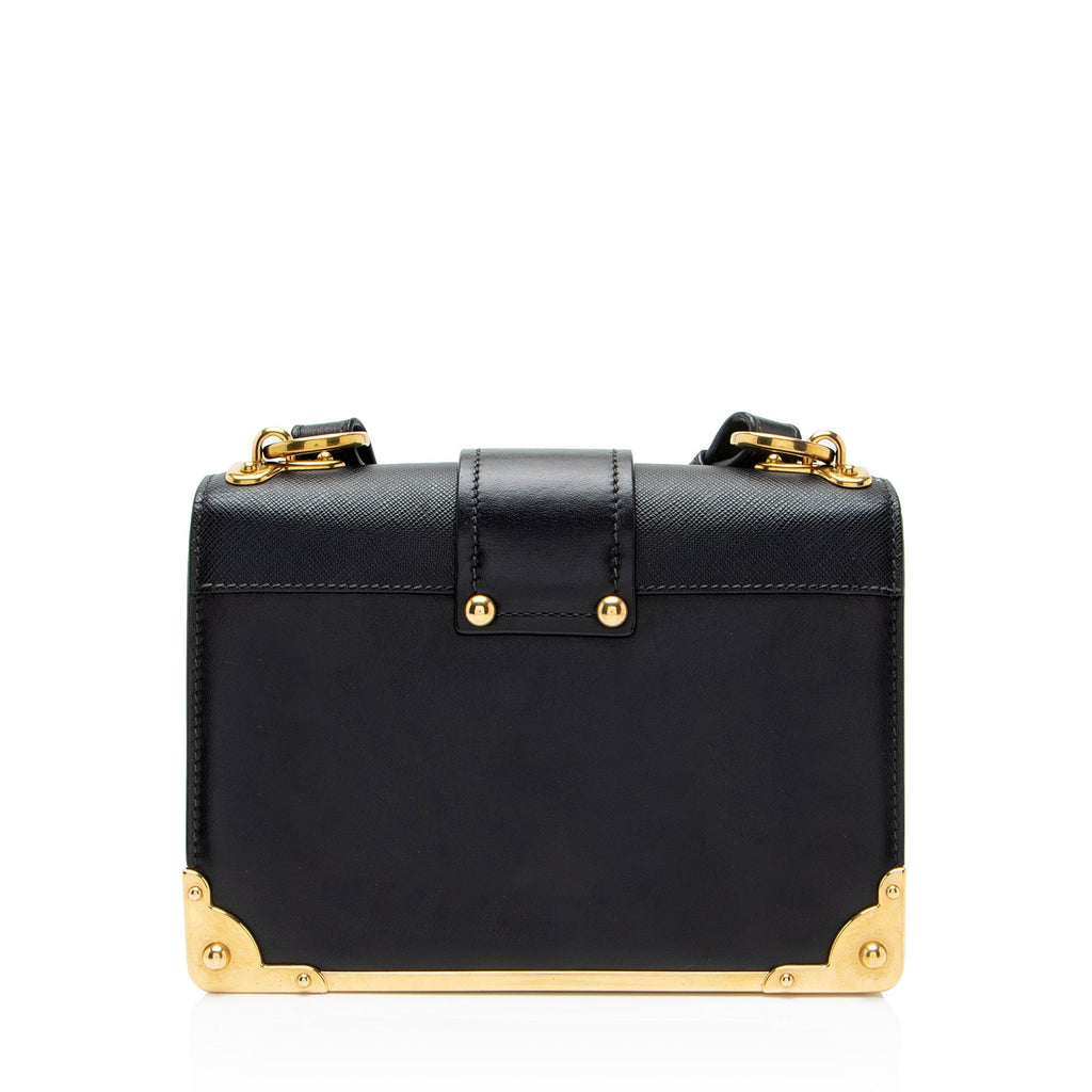 Prada Calfskin Cahier Shoulder Bag