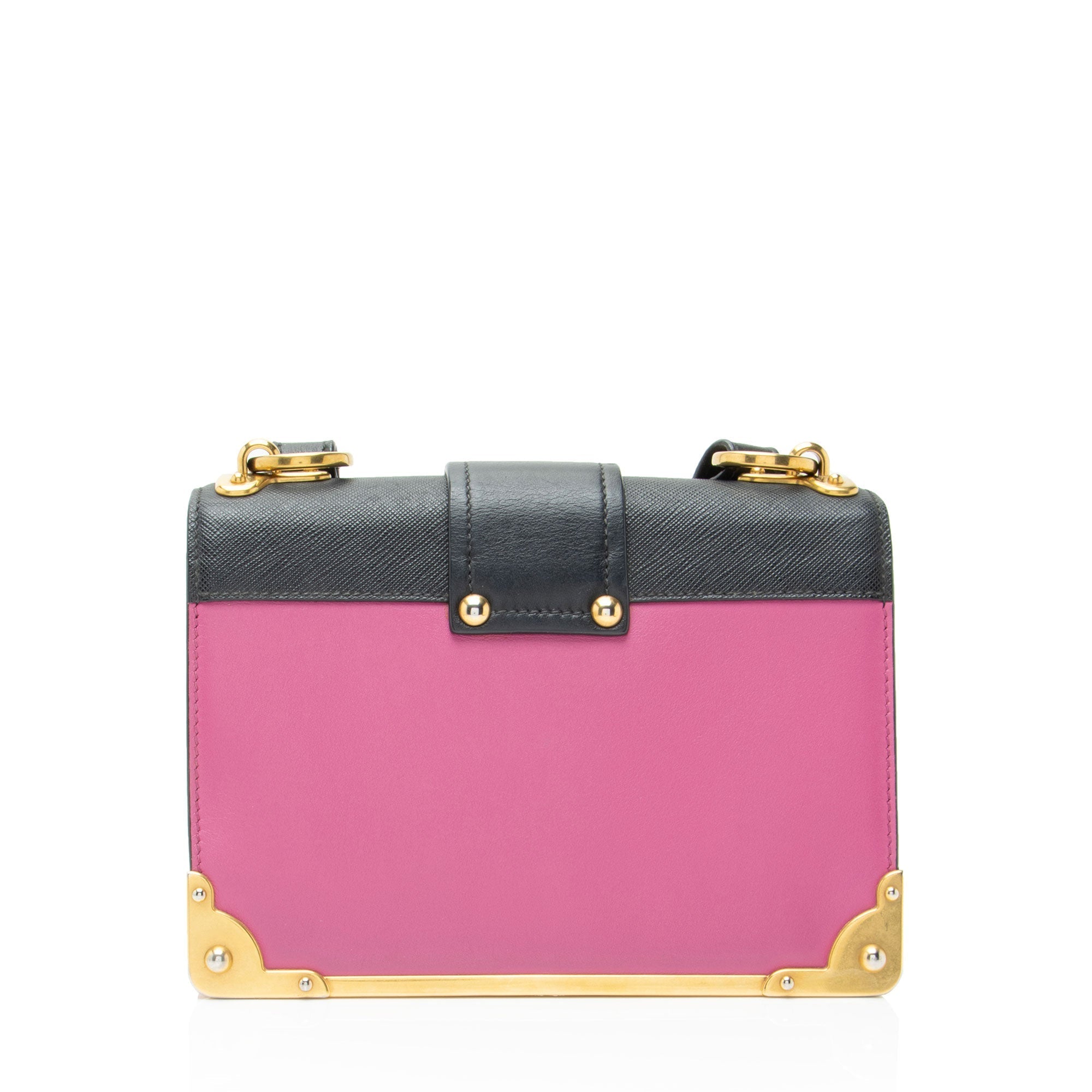 Prada Calfskin Cahier Shoulder Bag