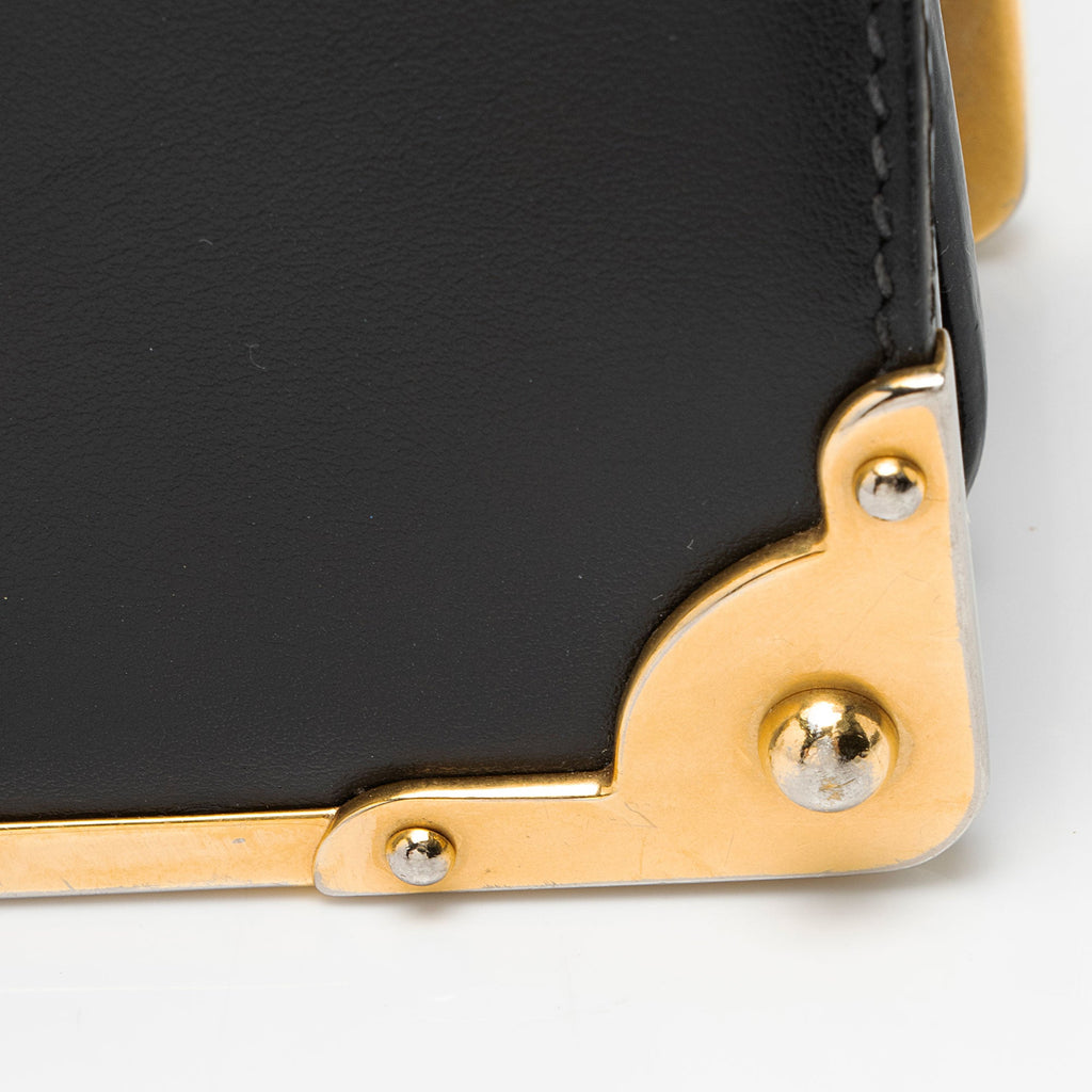 Prada Calfskin Cahier Shoulder Bag
