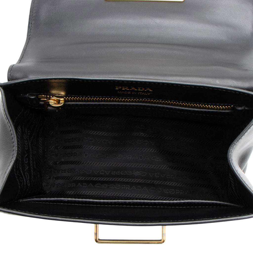 Prada Calfskin Cahier Top Handle