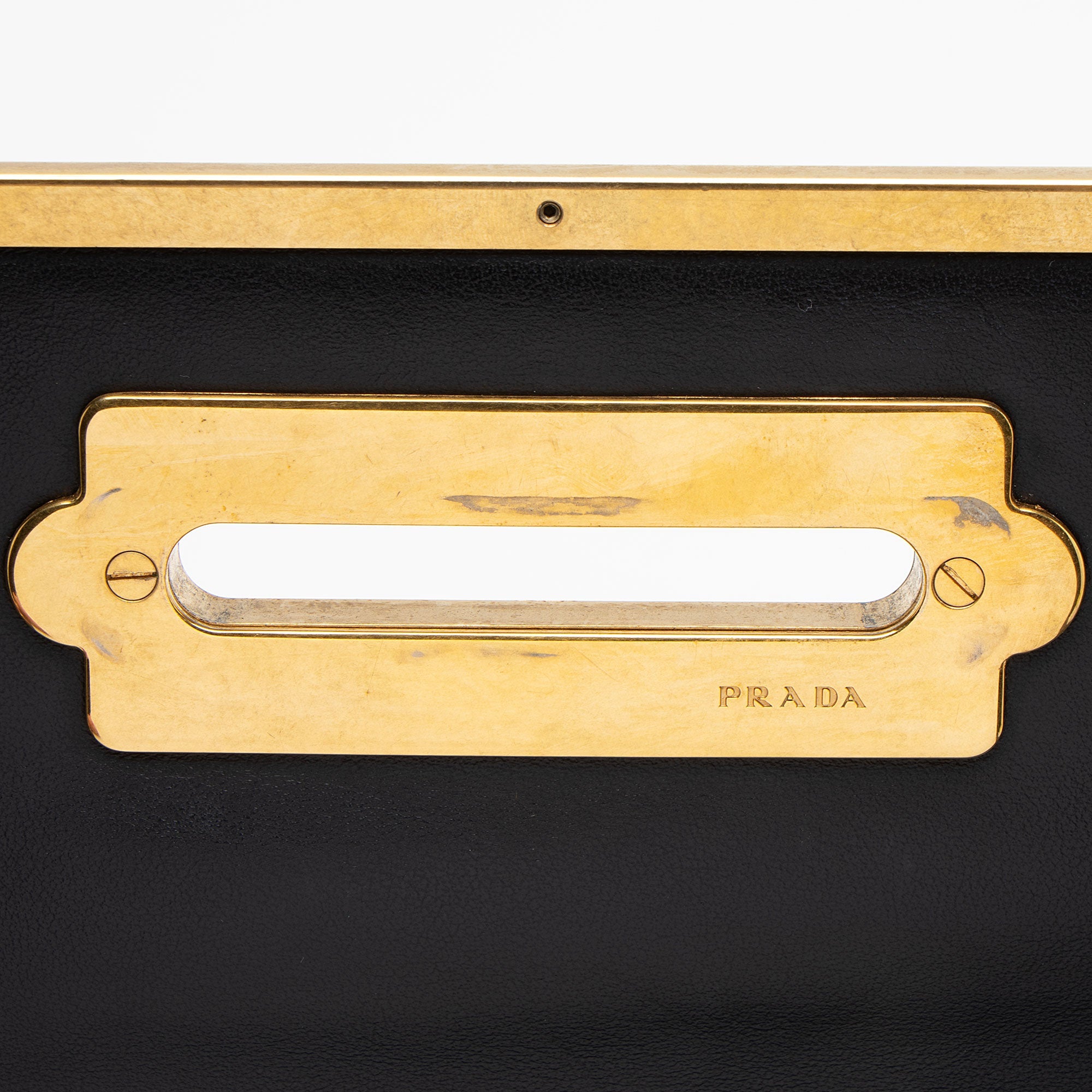 Prada Calfskin Cahier Top Handle