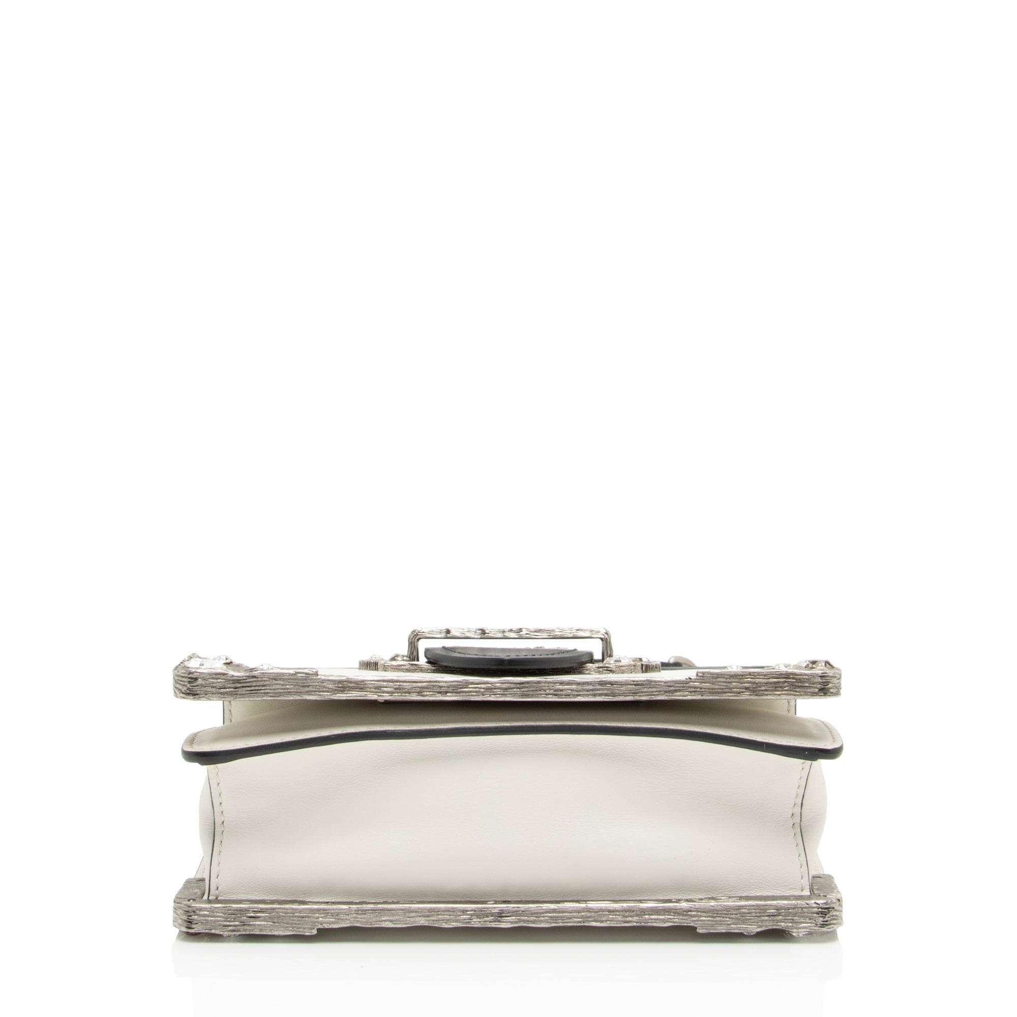 Prada Calfskin Crystal Cahier Shoulder Bag (SHF-Hlddcz)