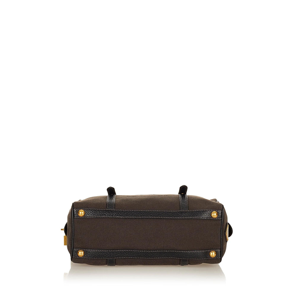 Prada Canapa Logo Canvas Shoulder Bag (SHG-26914)