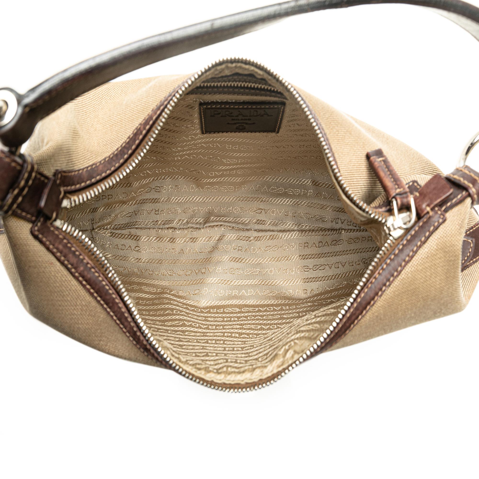 Prada Canapa Logo Shoulder Bag (SHG-OUjj6M)