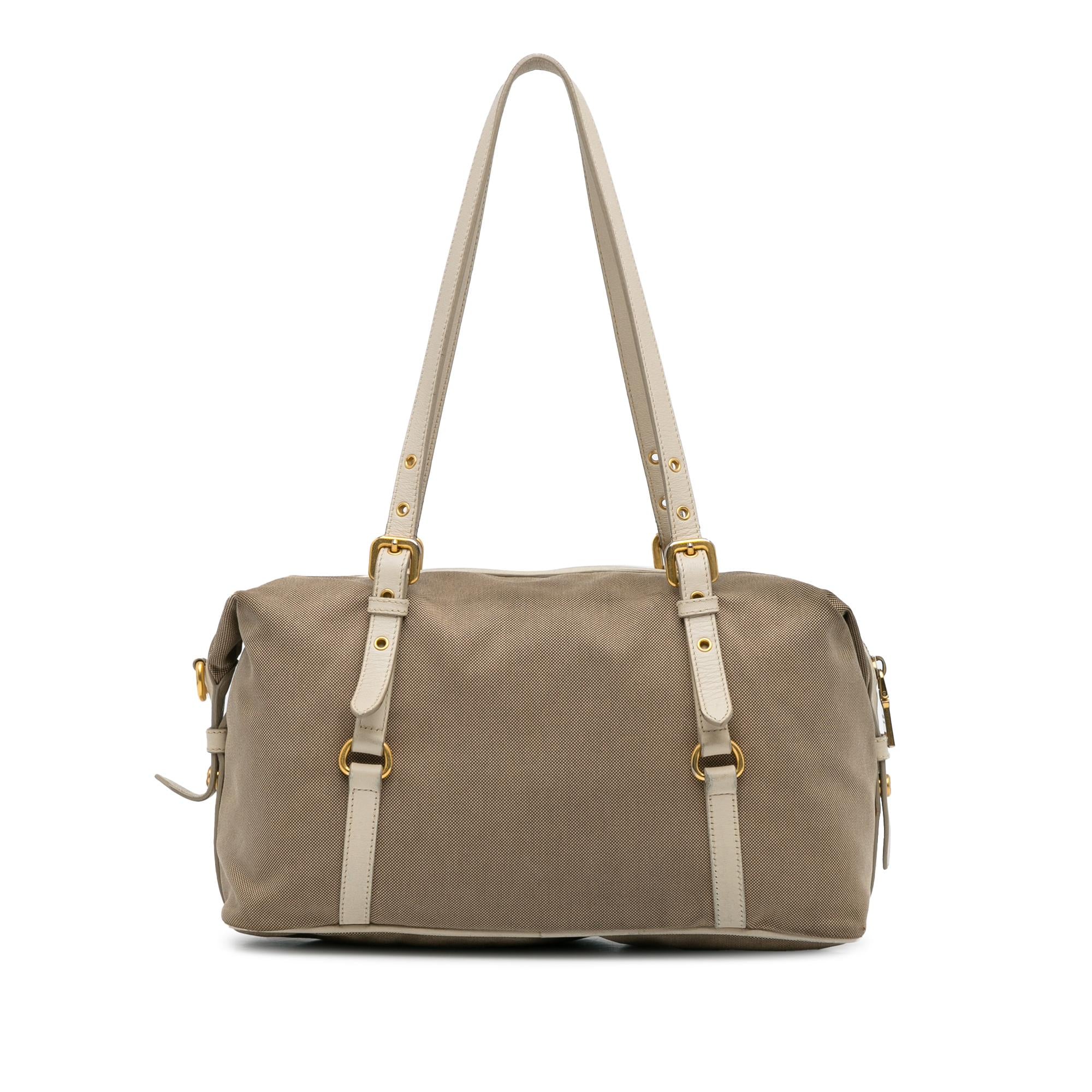 Prada Canapa Logo Shoulder Bag