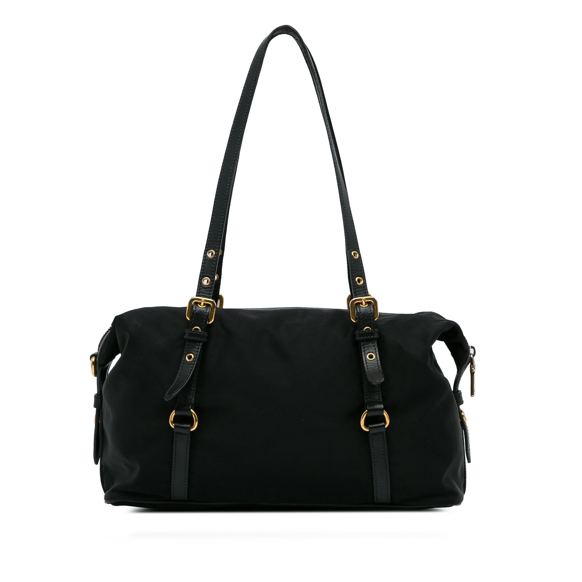 Prada Canapa Logo Tessuto Shoulder Bag (SHG-rGLZ4c)