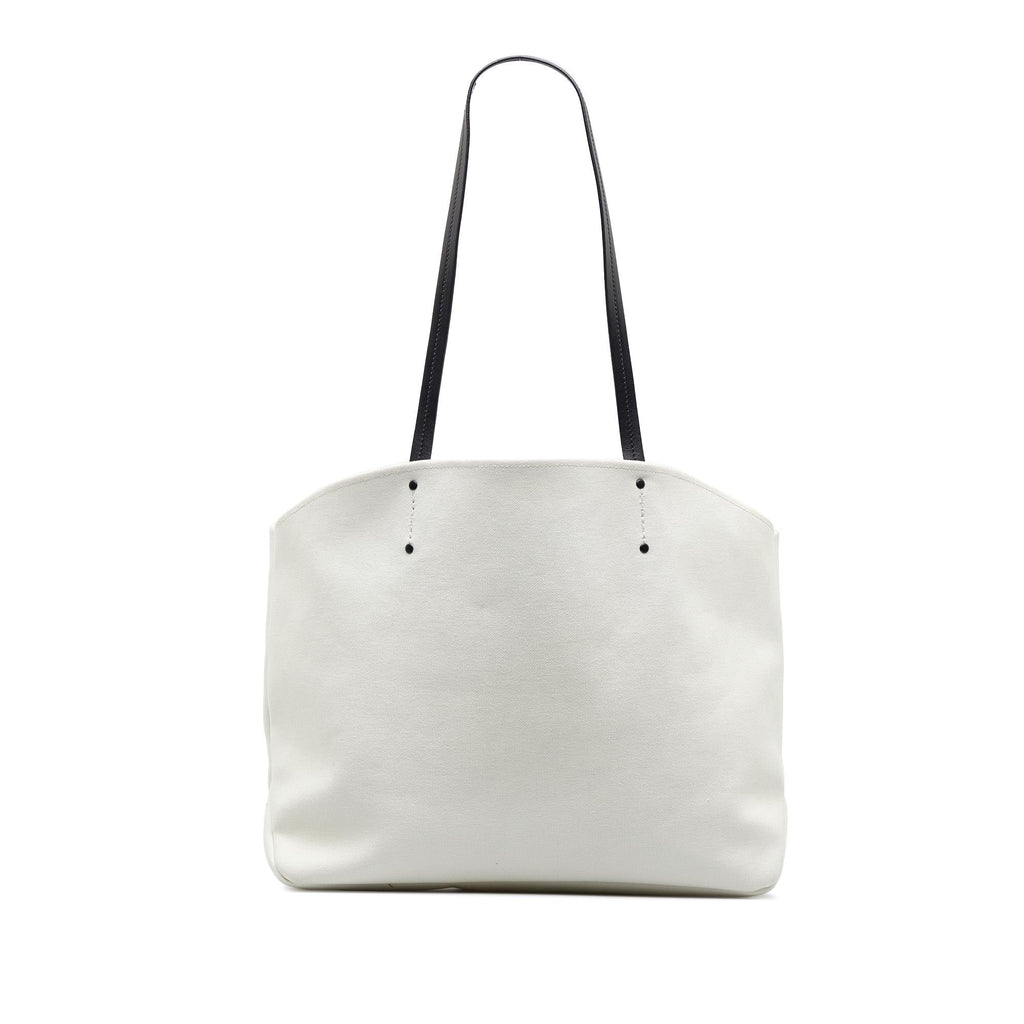 Prada Canapa Racing Logo Shopping Tote (SHG-fIzOpY)