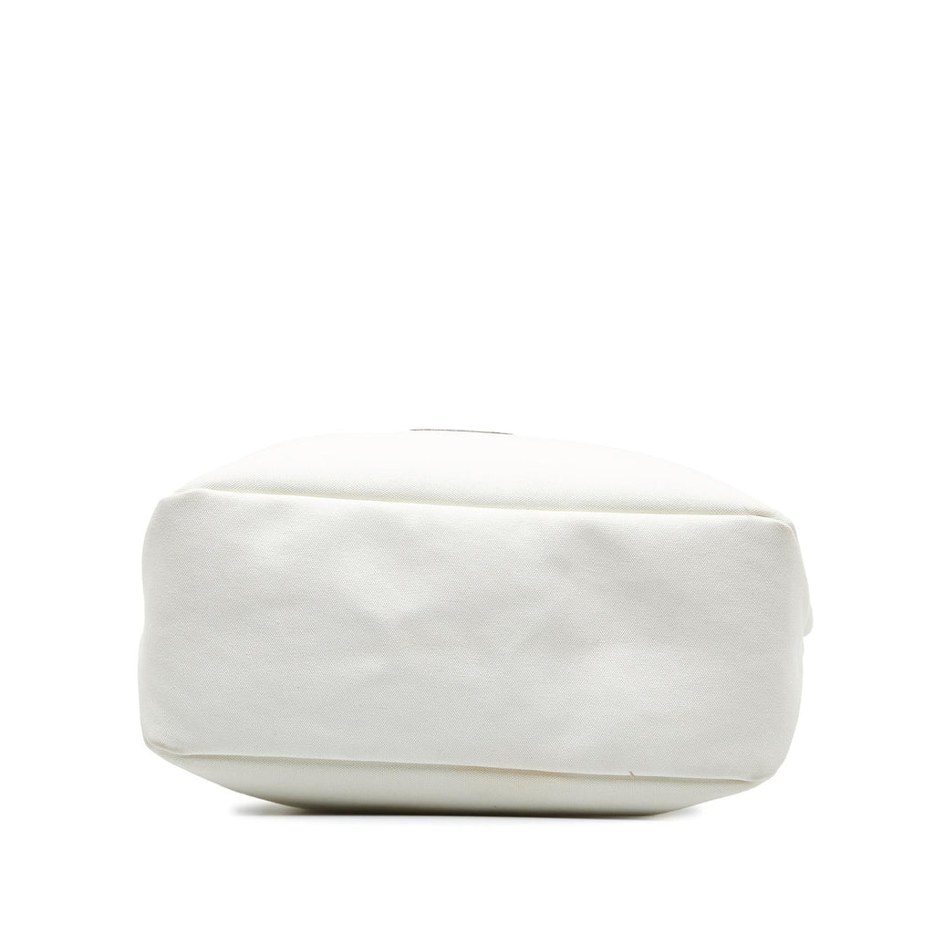 Prada Canapa Racing Logo Shopping Tote (SHG-fIzOpY)