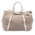 Prada Canvas Canapa Logo Bow Satchel