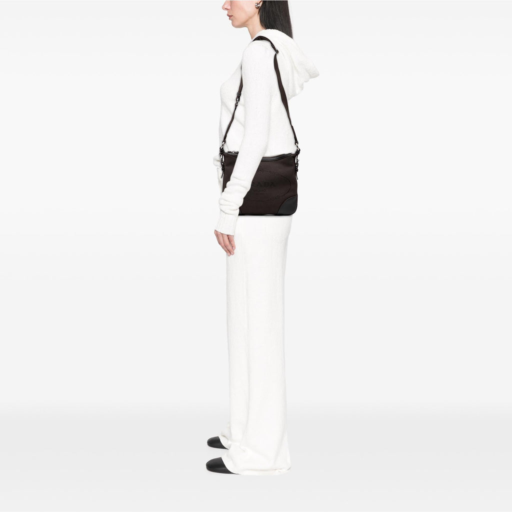 Prada Canvas Canapa Logo Crossbody