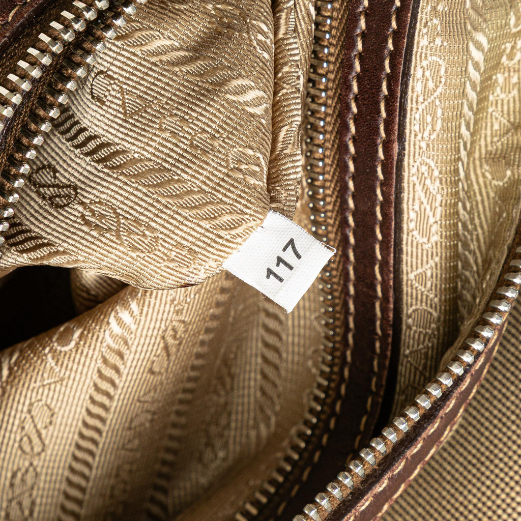Prada Canvas Canapa Logo Crossbody