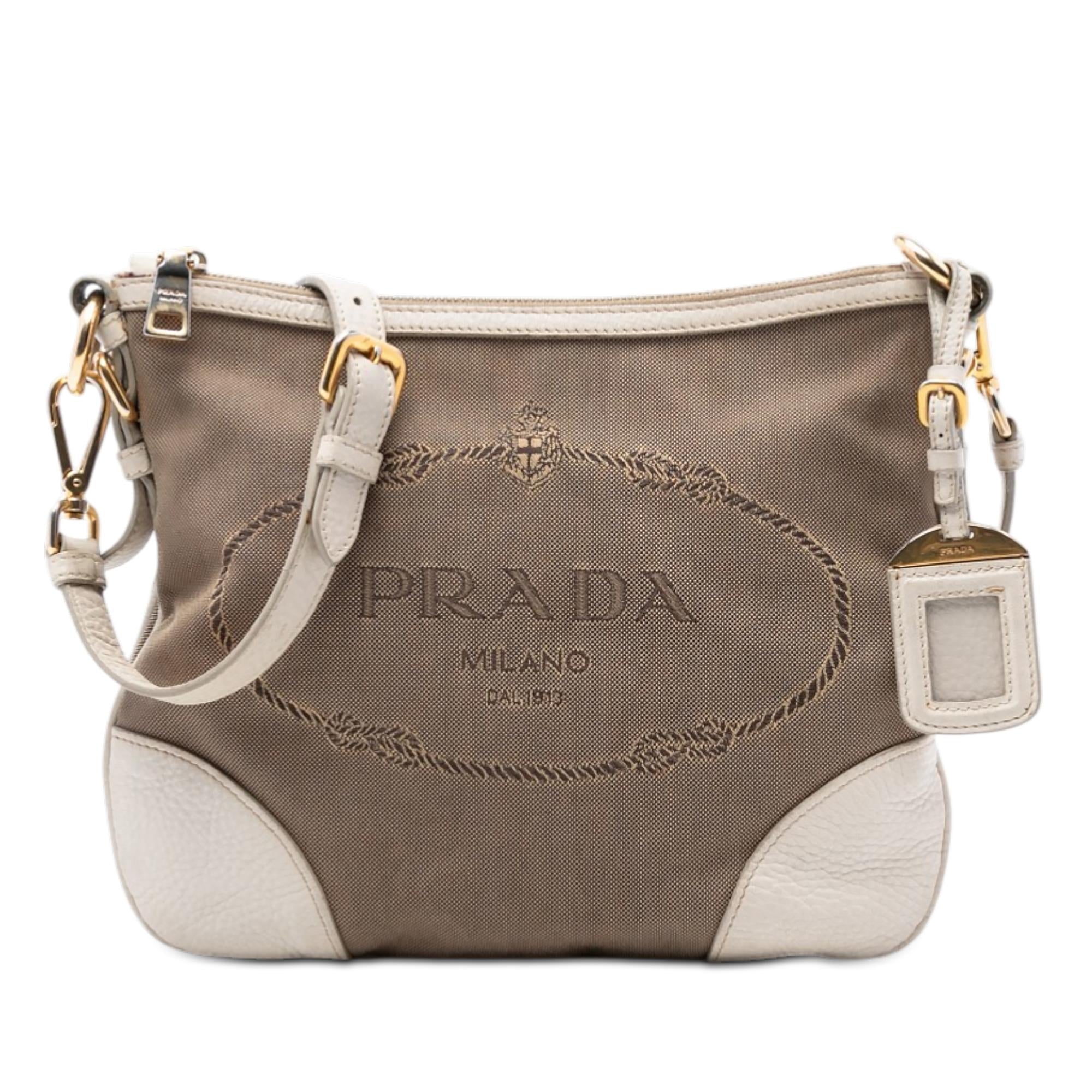 Prada Canvas Canapa Logo Crossbody