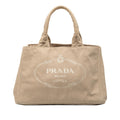Prada Canvas Canapa Logo Satchel