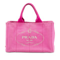 Prada Canvas Canapa Logo Satchel