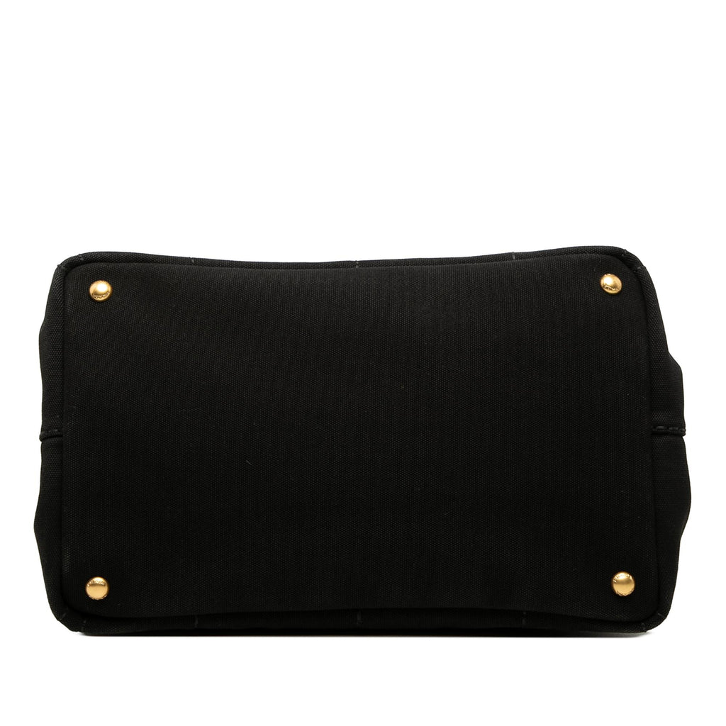 Prada Canvas Canapa Logo Tote
