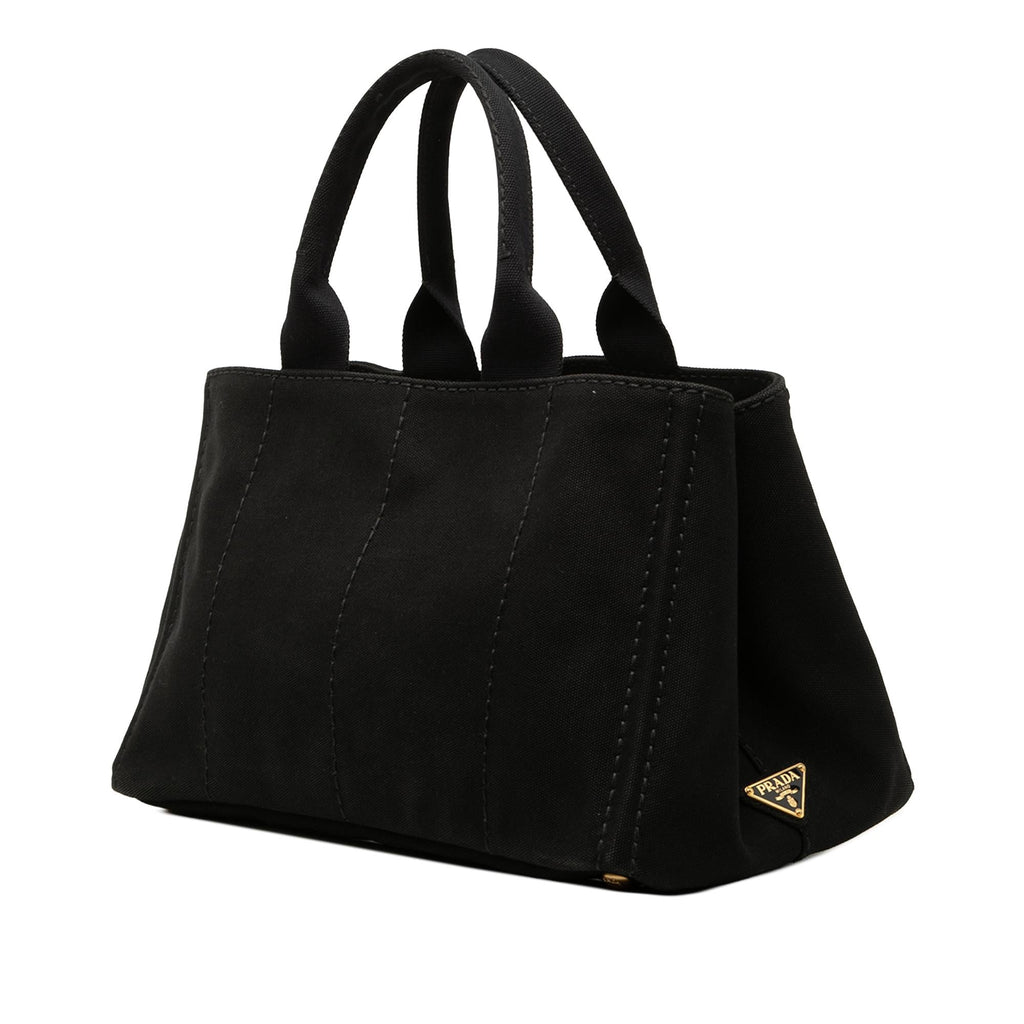 Prada Canvas Canapa Logo Tote