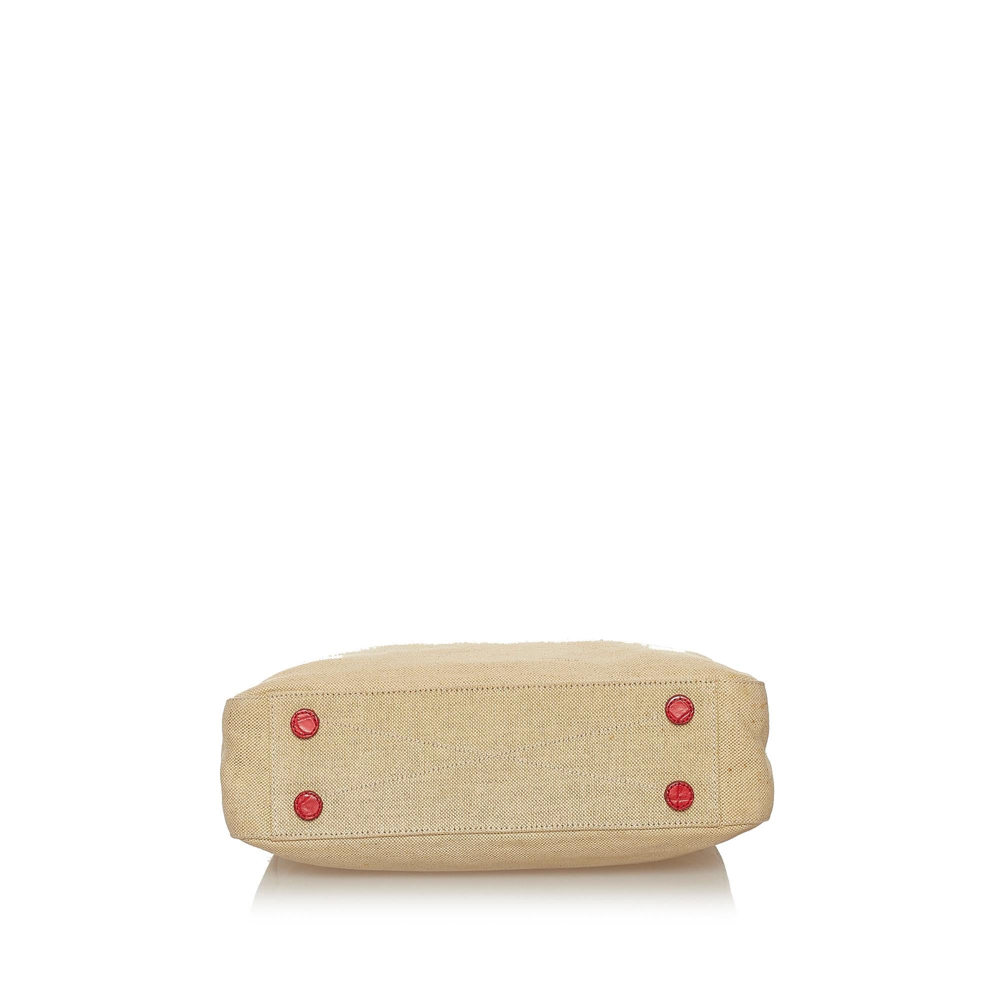 Prada Canvas Shoulder Bag (SHG-28738)