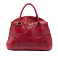 Prada Cervo Shine Satchel