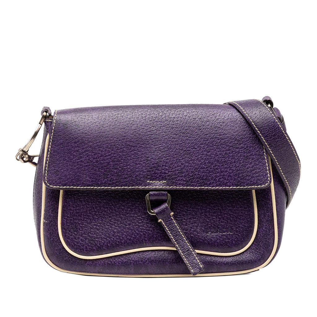 Prada Cinghiale Flap Shoulder Bag