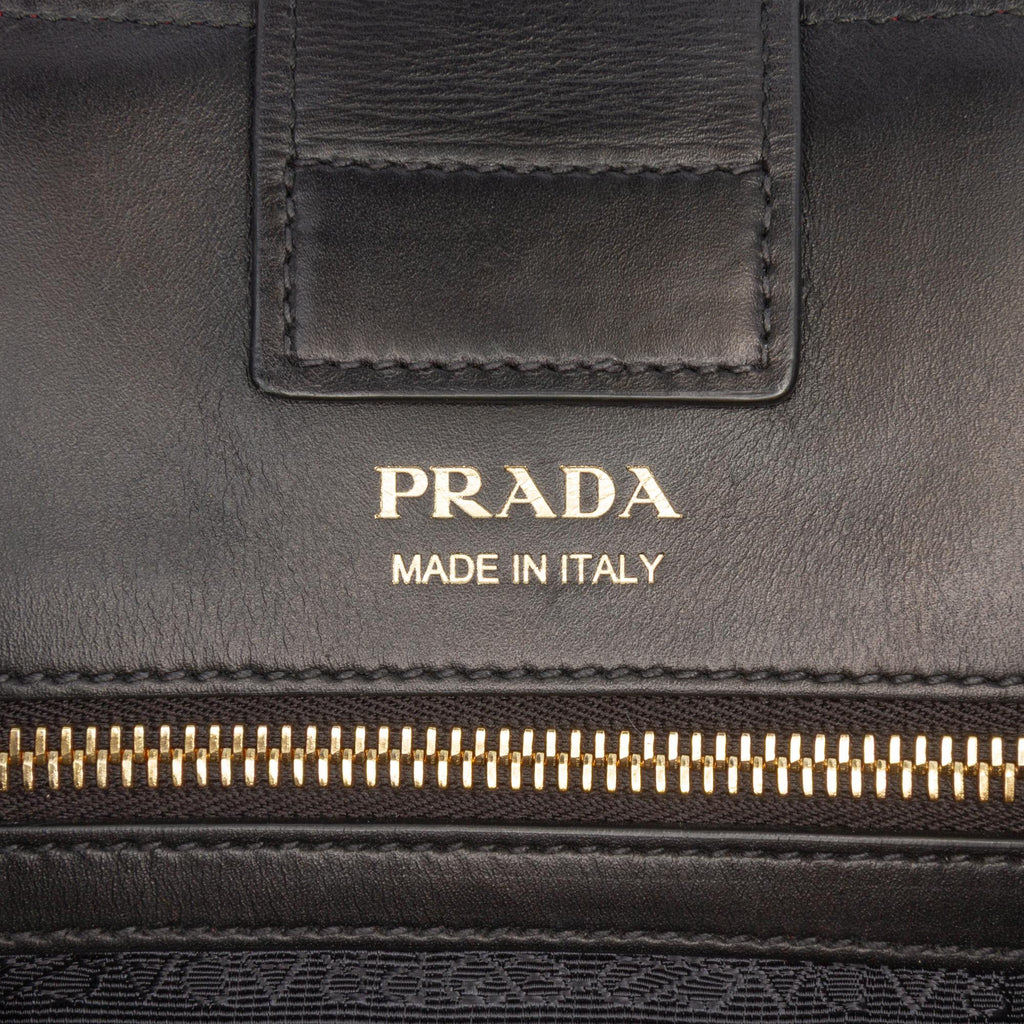 Prada City Calf Bibliotheque Satchel