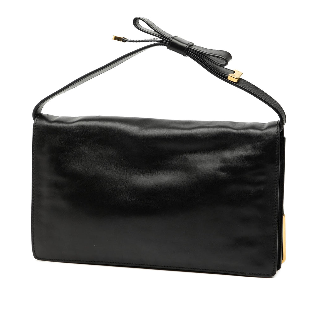 Prada City Calf Bow Handbag