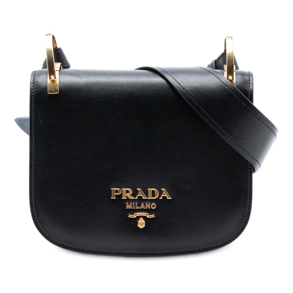 Prada City Calf Pionniere Saddle Bag