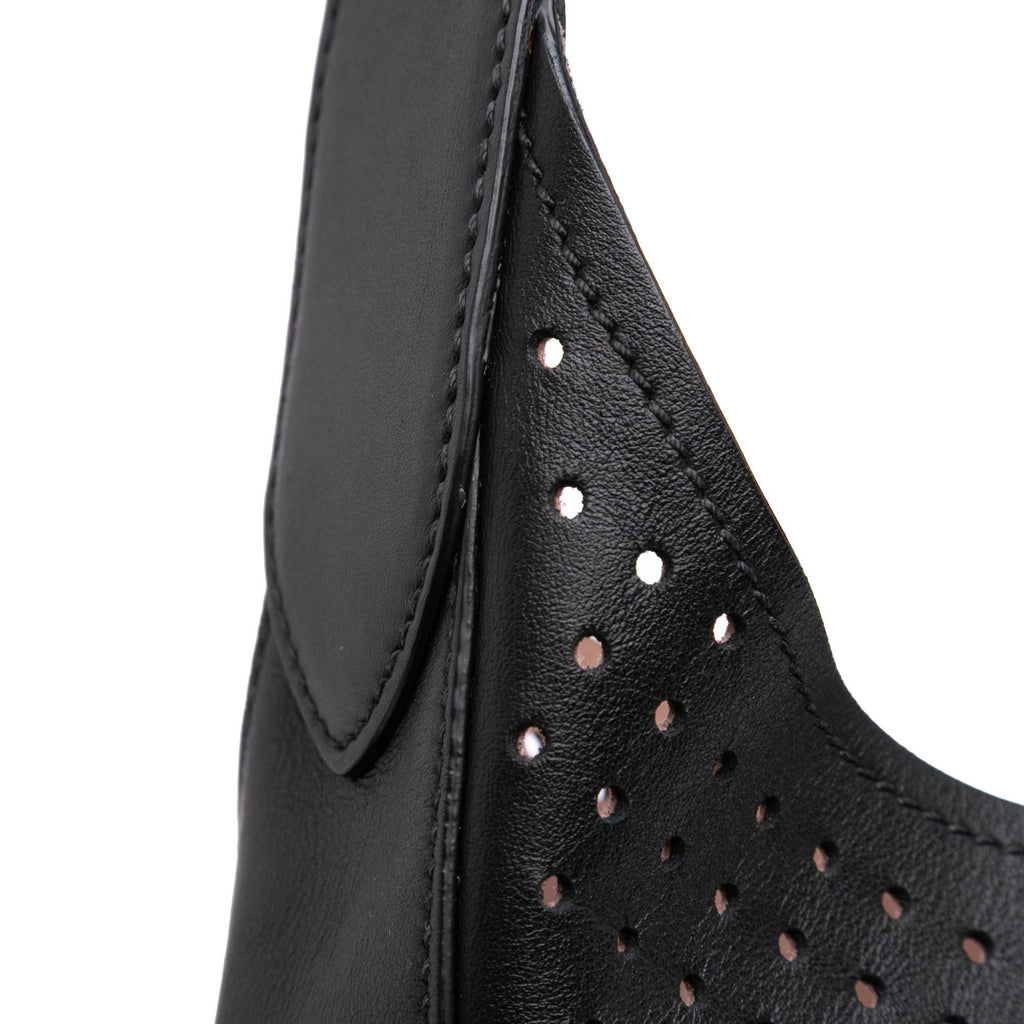 Prada City Fori Perforated Leather Hobo Bag