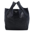 Prada Crinkled Nappa Tote