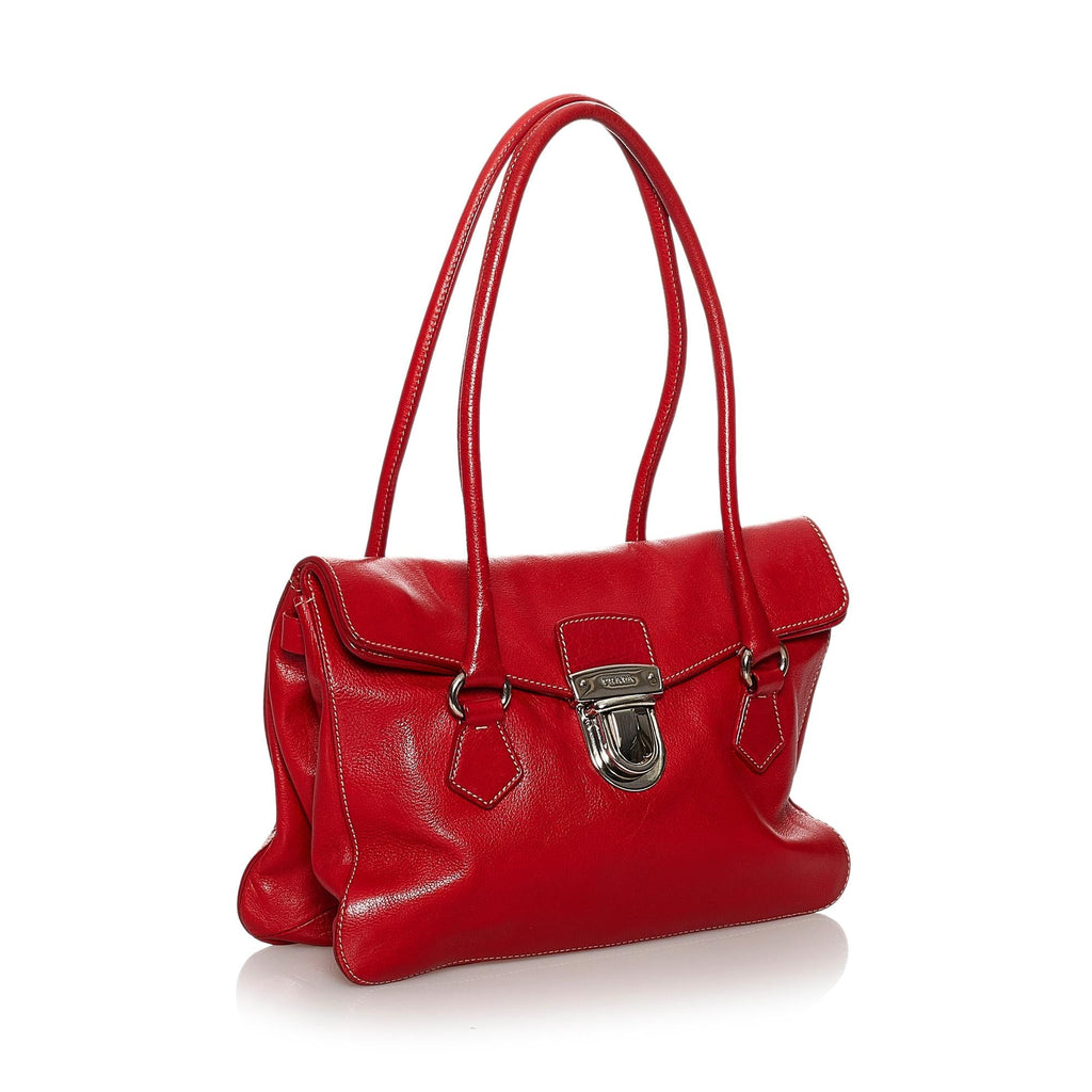 Prada Easy Leather Shoulder Bag (SHG-29947)
