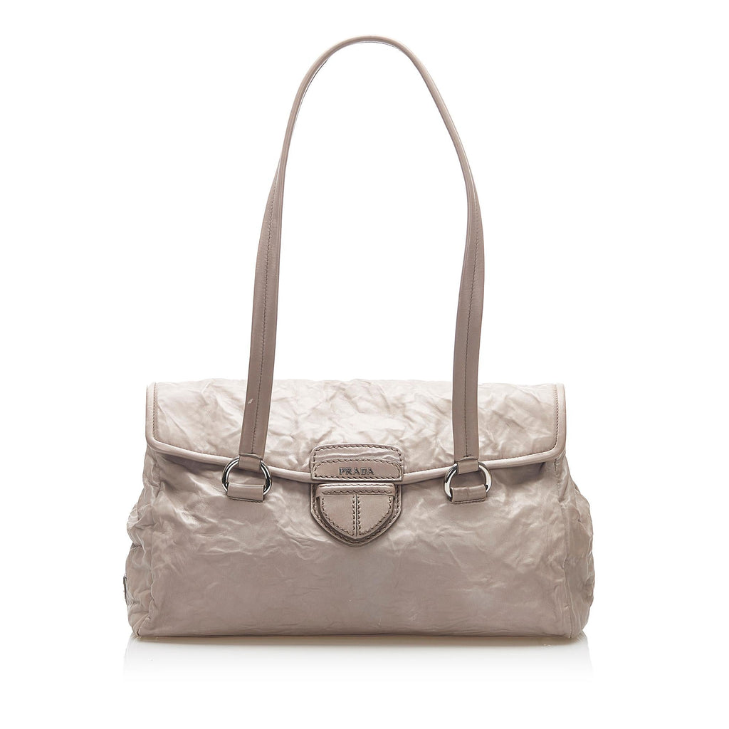 Prada Easy Leather Shoulder Bag (SHG-31706)