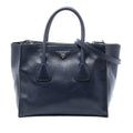 Prada Glace Calf Twin Pocket Double Handle Satchel