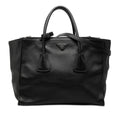 Prada Glace Calf Twin Pocket Double Handle Satchel