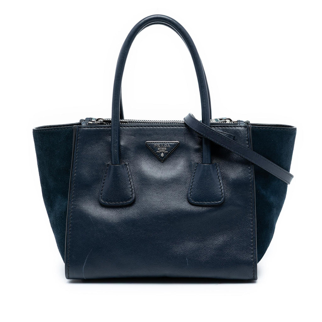 Prada Glace Calf Twin Pocket Satchel