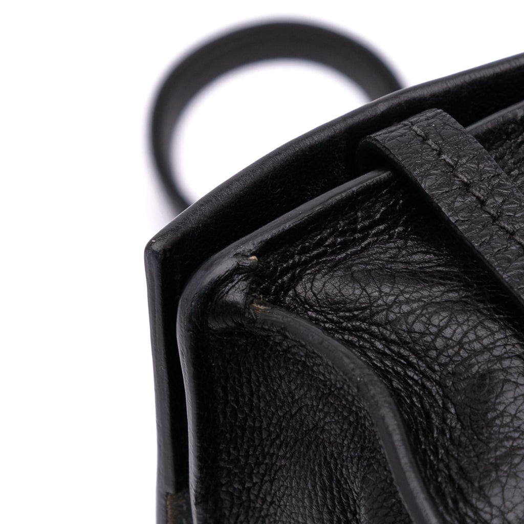 Prada Glace Calfskin Studded Etiquette Flap