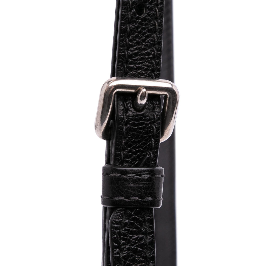 Prada Glace Calfskin Studded Etiquette Flap