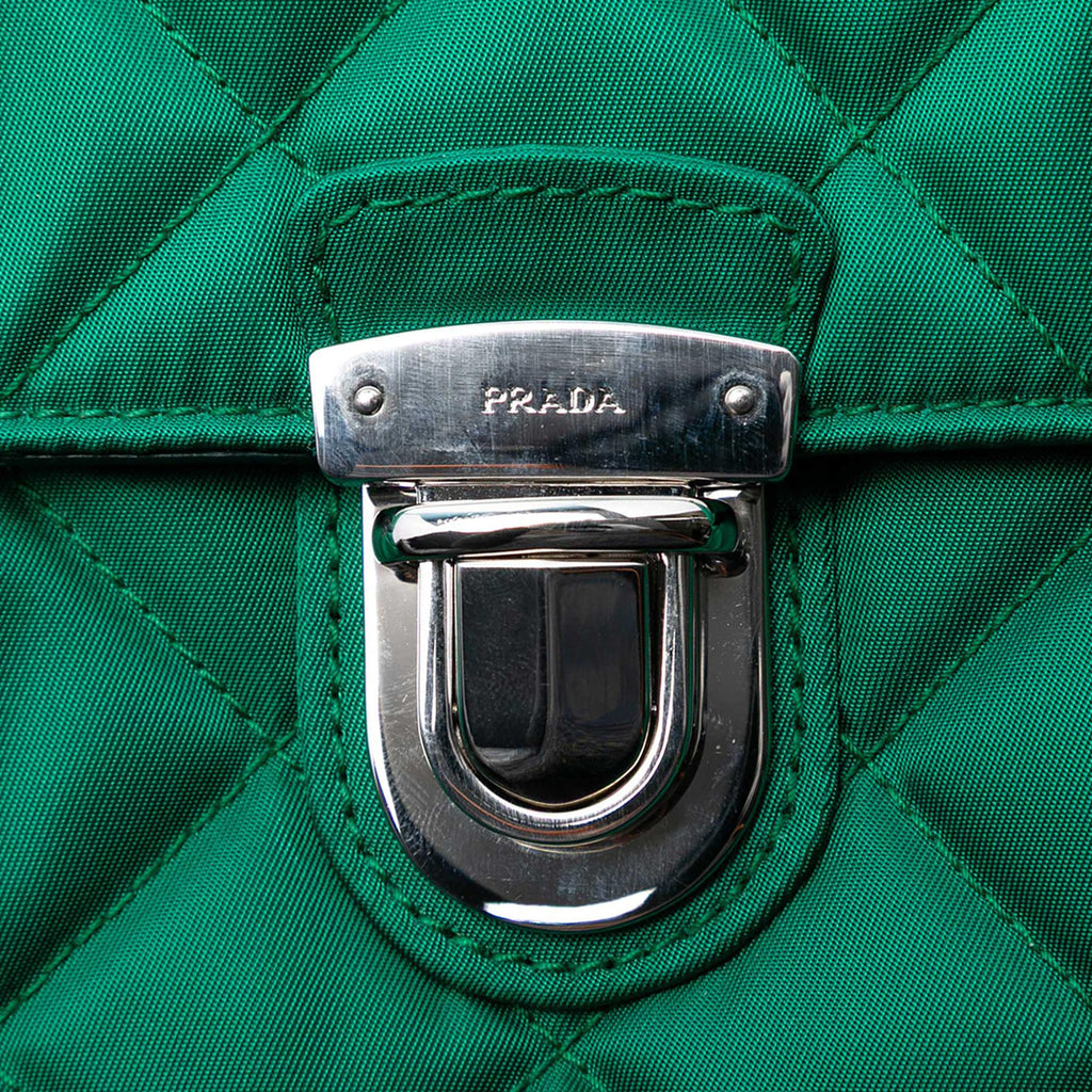 Prada Impuntu Tessuto Chain Crossbody
