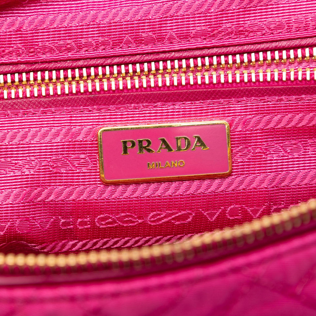 Prada Impuntu Tessuto Chain Crossbody