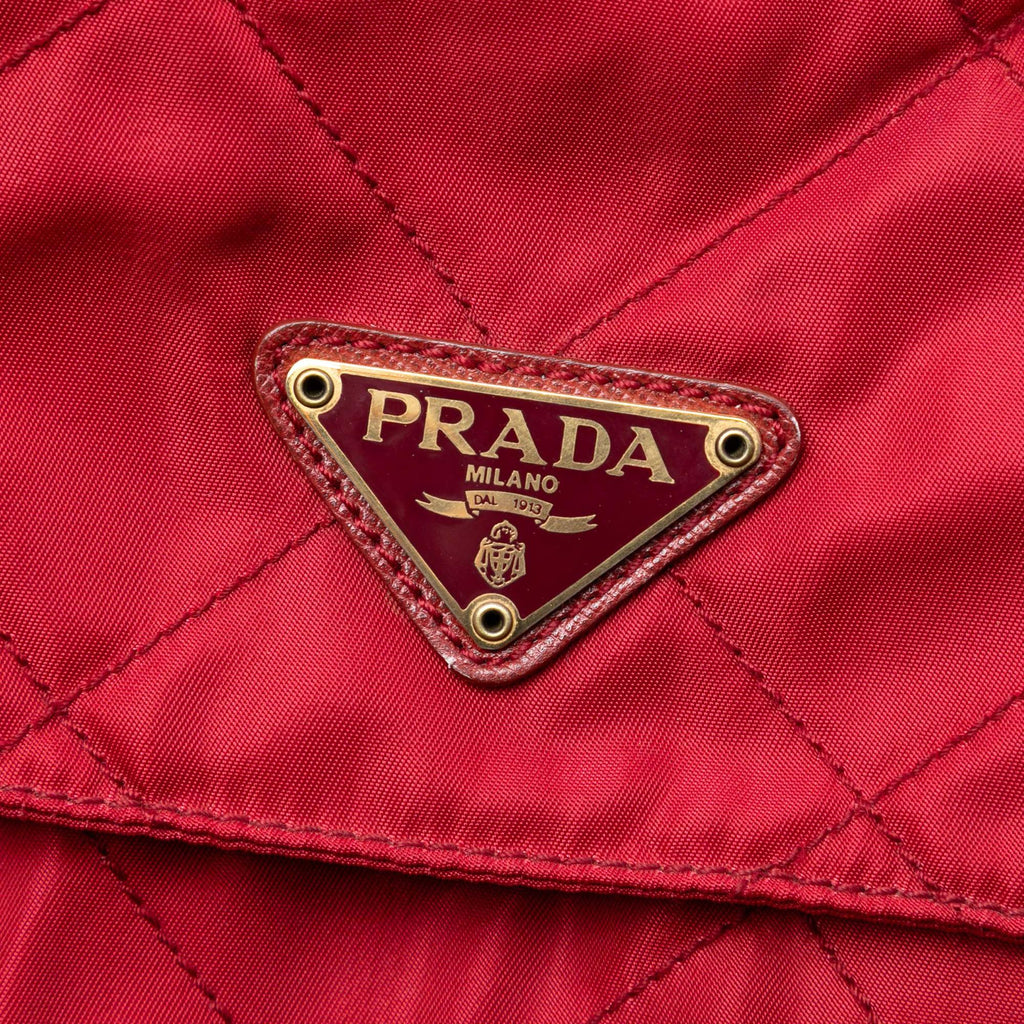 Prada Impuntu Tessuto Chain Shoulder Bag
