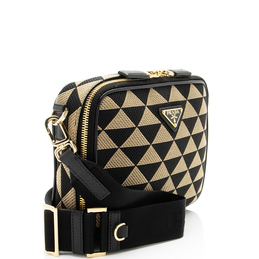 Prada Jacquard Symbole Camera Bag