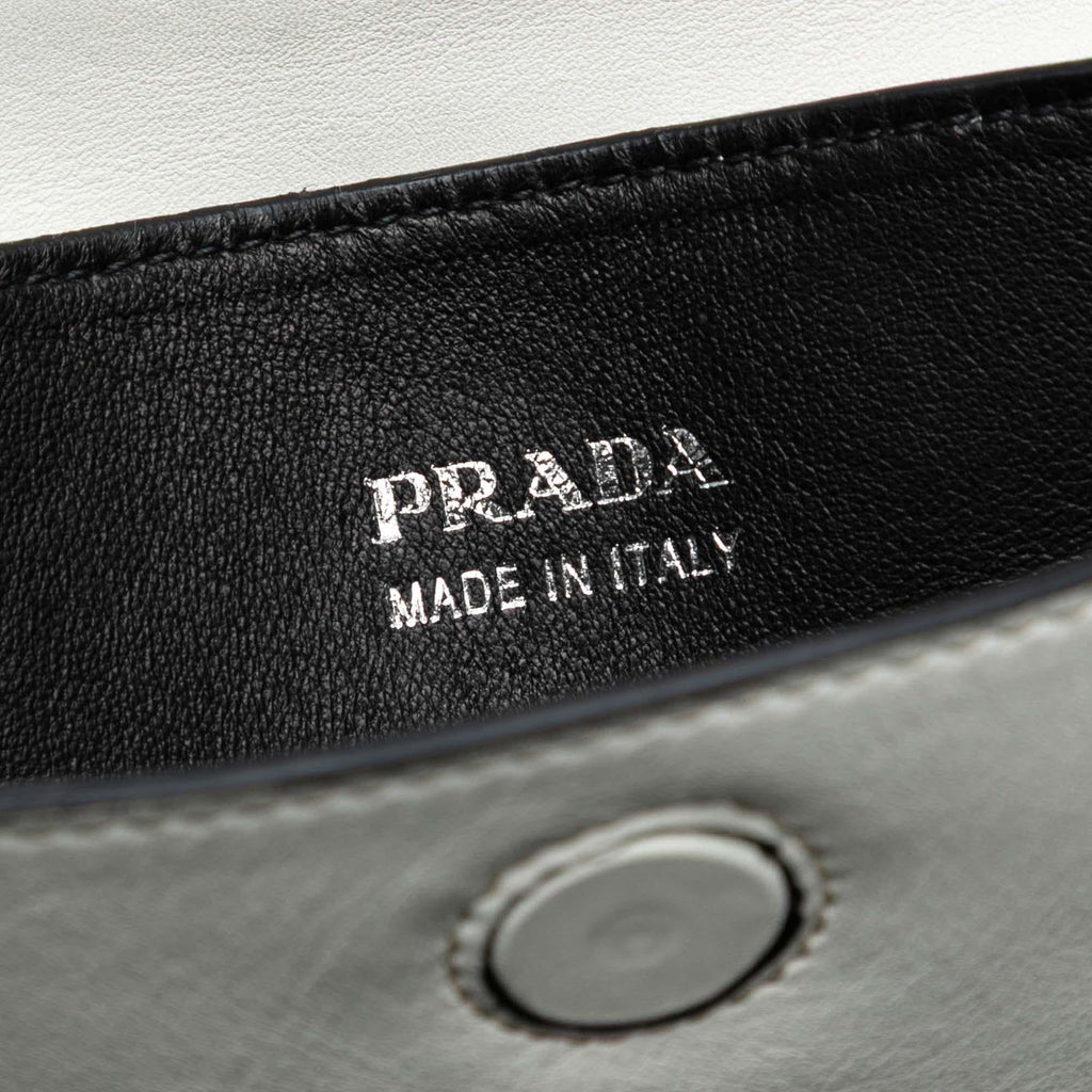 Prada Large City Calf Double Satchel