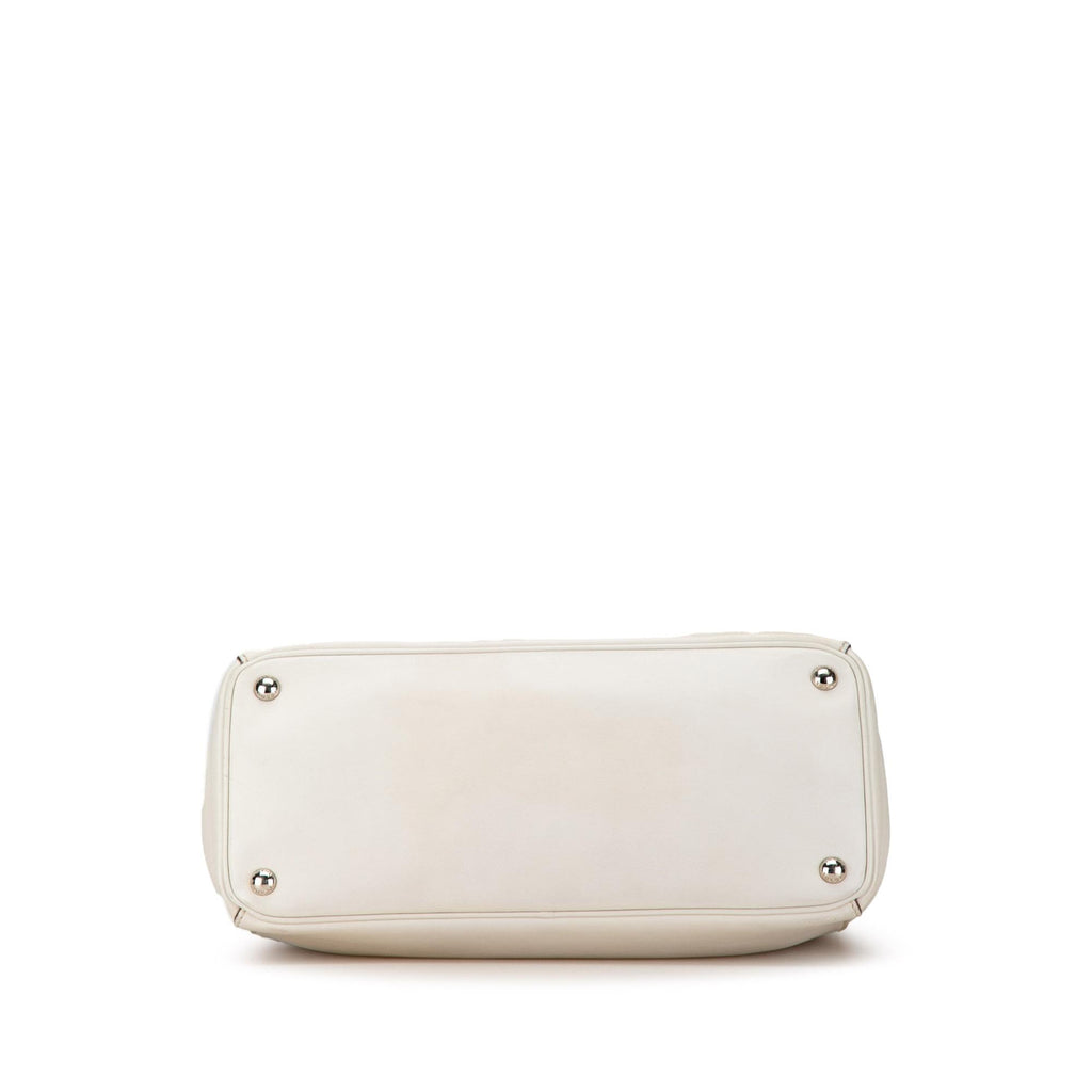 Prada Large City Calfskin Galleria Double Zip Satchel (SHG-IMoG4x)
