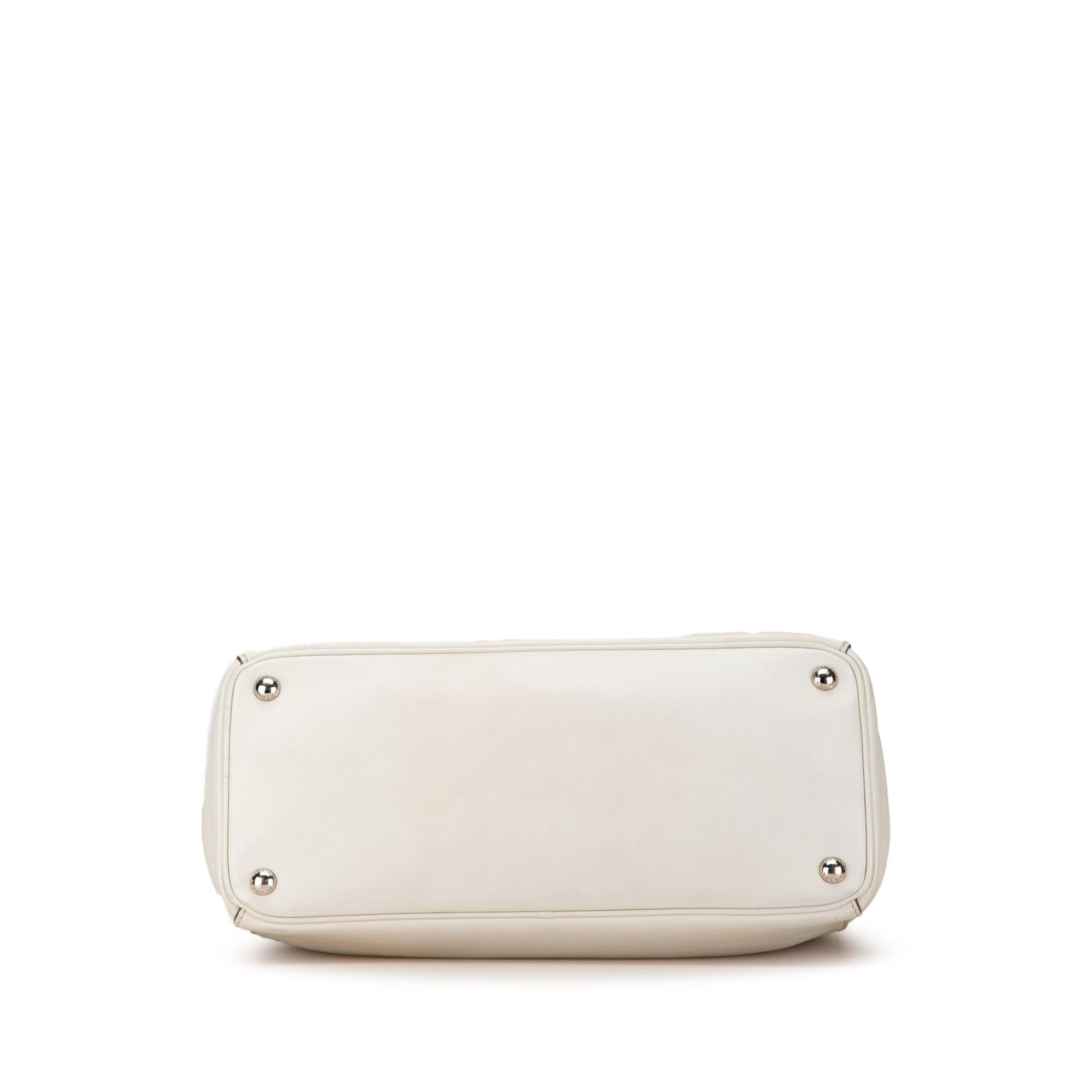Prada Large City Calfskin Galleria Double Zip Satchel (SHG-IMoG4x)