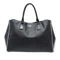 Prada Large Perforated Saffiano Lux Galleria Zip Tote