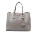 Prada Large Saffiano Cuir Double Satchel
