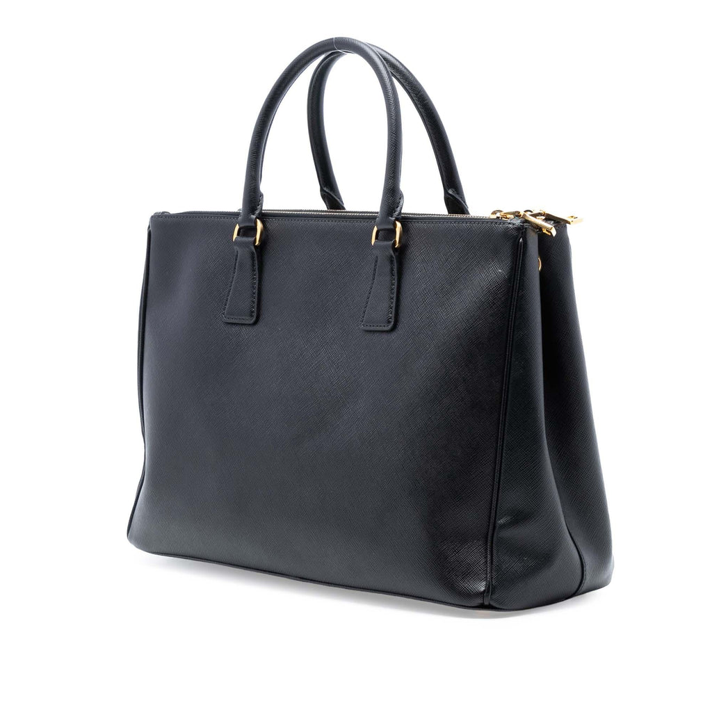 Prada Large Saffiano Lux Galleria Double Zip Satchel
