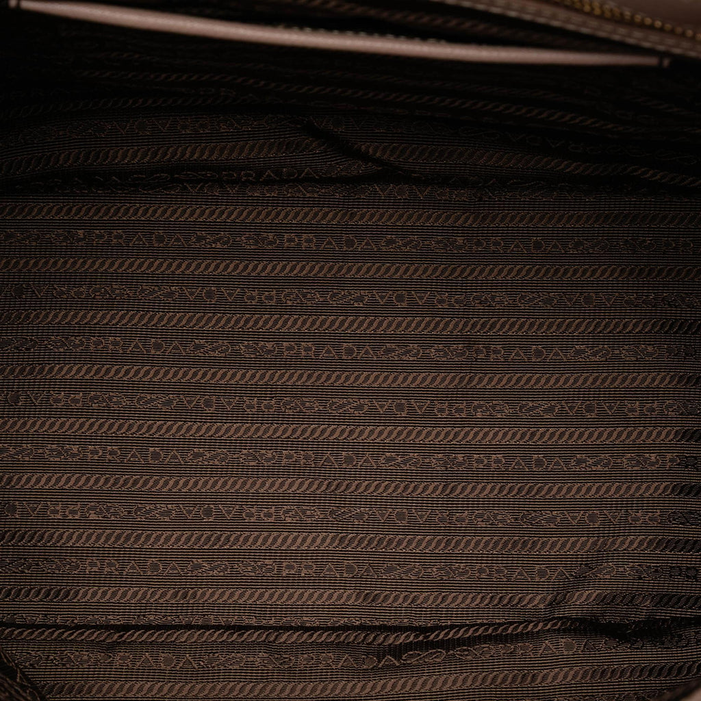 Prada Large Saffiano Lux Galleria Double Zip Satchel